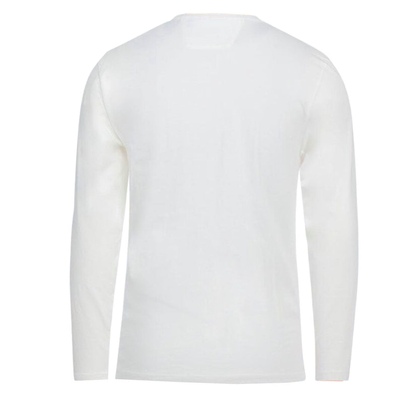 C.P. Company 12CMTS043A 005100W 103 White Long Sleeve T-Shirt