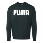 Puma Velvet Taped Logo Black Sweatshirt