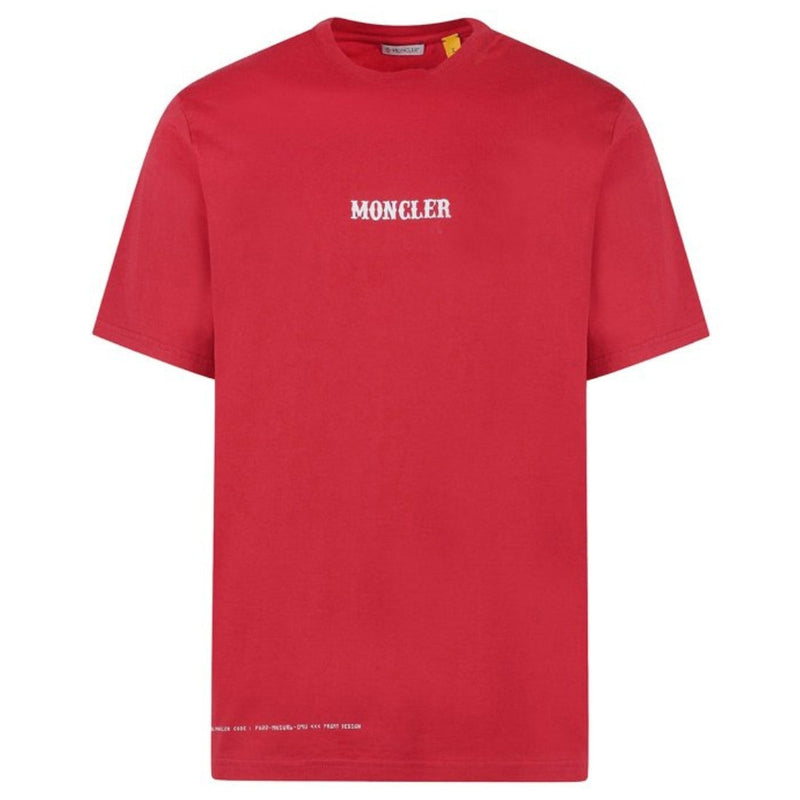 Moncler X Fragment 8C00003M2353 45R Red T-Shirt