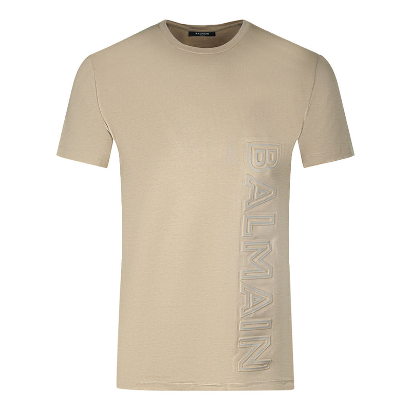 Balmain YH1F021 S8761 EAB Sand T-Shirt