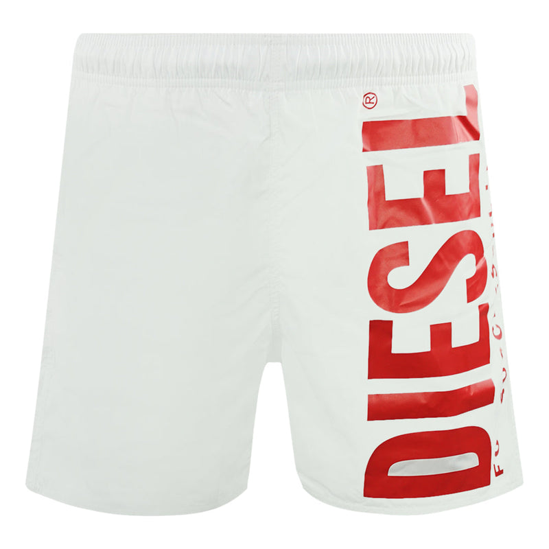 Diesel BMBX-WAVE-WF White Swim Shorts