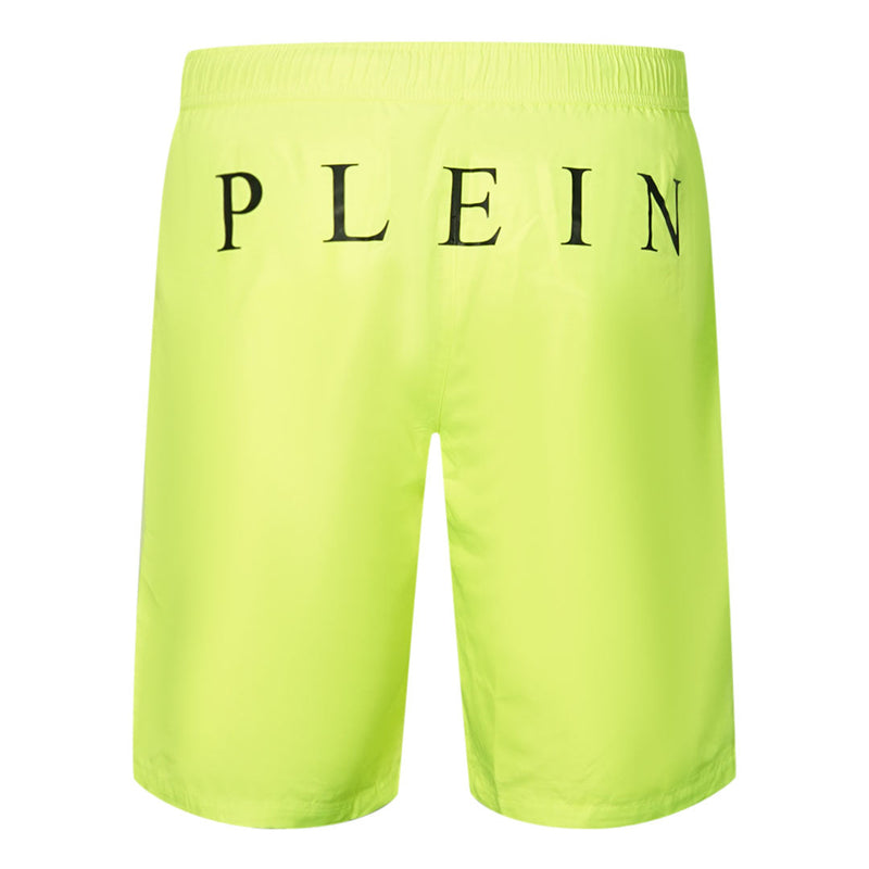 Philipp Plein CUPP04L01 43 Yellow Swim Shorts