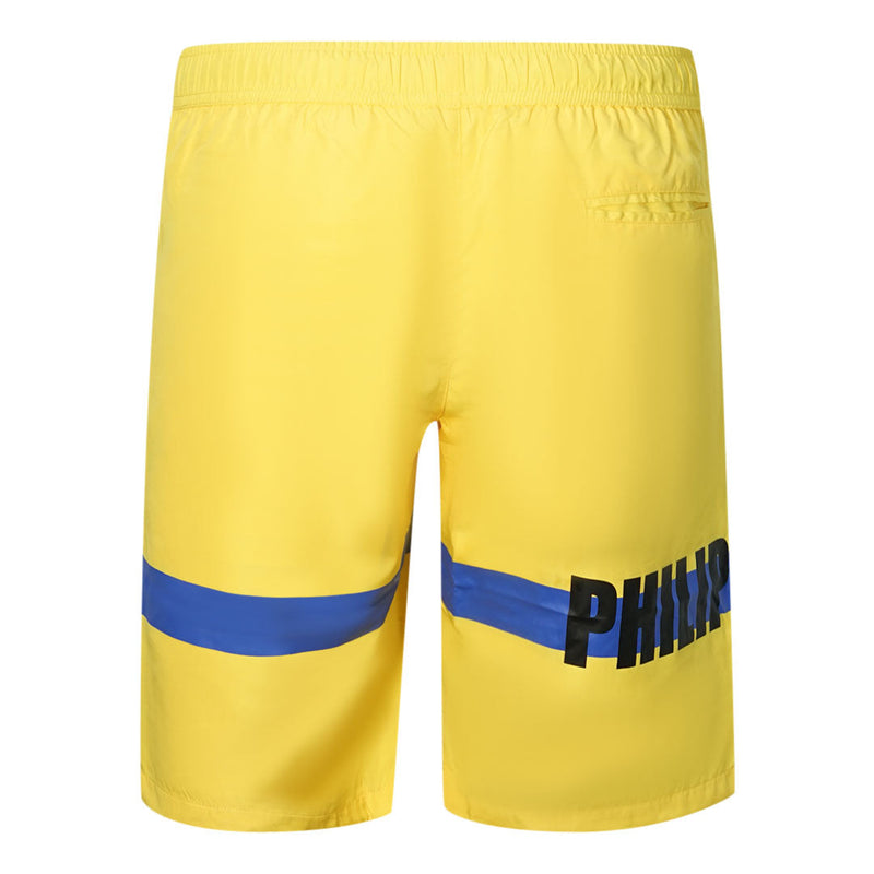 Philipp Plein CUPP11L01 30 Yellow Swim Shorts