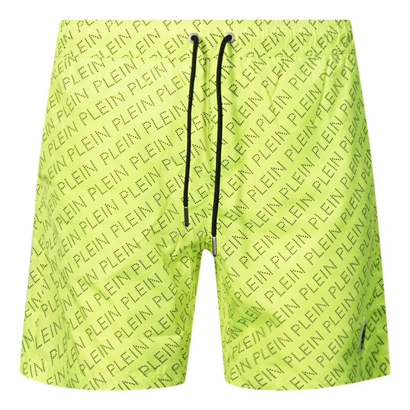 Philipp Plein CUPP13M01 32 Fluorescent Yellow Swim Shorts