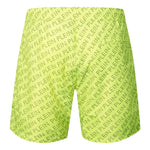 Philipp Plein CUPP13M01 32 Fluorescent Yellow Swim Shorts