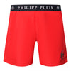 Philipp Plein CUPP14M01 52 Red Swim Shorts