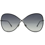 Tom Ford Nickie FT0842 01B Black Sunglasses