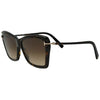 Tom Ford Leah FT0849 52F Brown Sunglasses