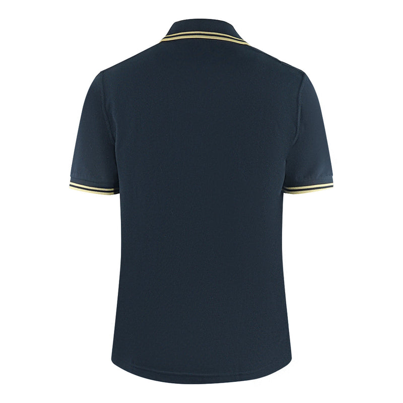 Fred Perry Mens M12 721 Polo Shirt Navy Blue