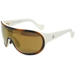 Moncler ML0047 52G 00 White Sunglasses