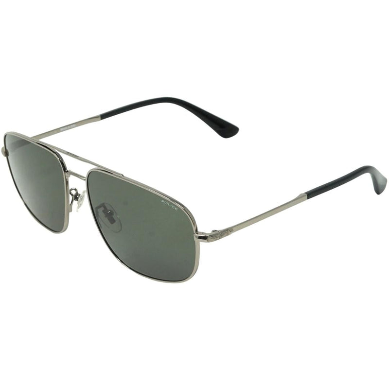 Police SPLE04M 0509 Silver Sunglasses