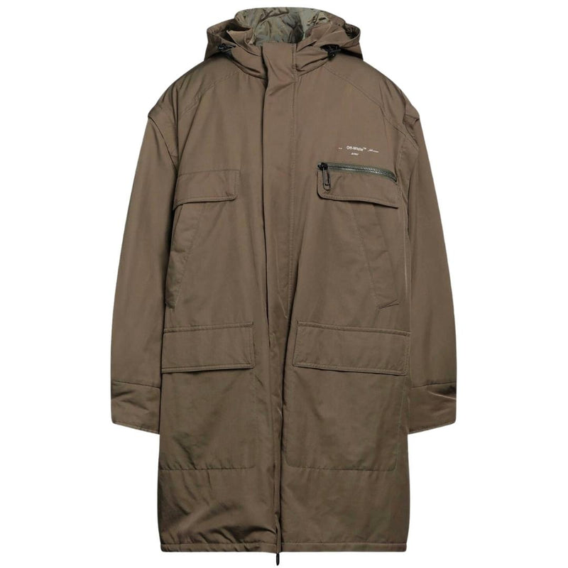 Off-White Reversible Coverall Military Green Jacket