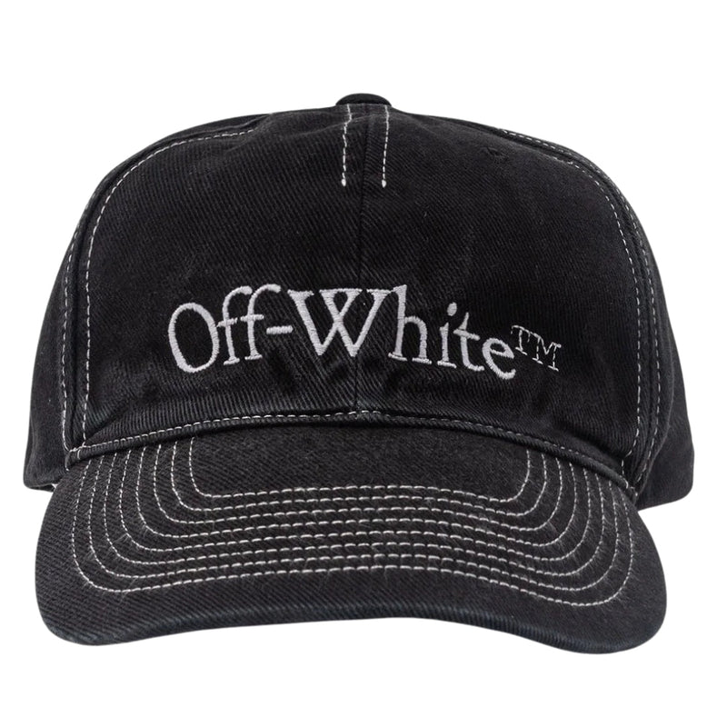 Off-White Mens OMLB041S23DEN0061001 Baseball Cap Black