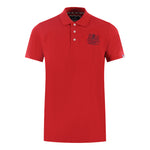Aquascutum P00423 52 Red Polo Shirt