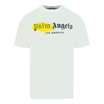 Palm Angels Mens PMAA001F20JER0160118 T-Shirt White