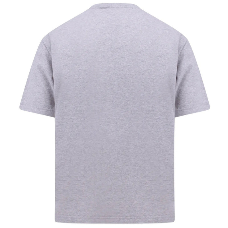 Palm Angels Plain Gothic Logo Slim Fit Grey T-Shirt