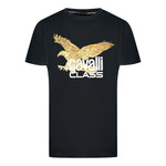 Cavalli Class QXT61K JD060 05051 Black T-Shirt