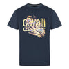 Cavalli Class QXT61P JD060 04926 Navy T-Shirt
