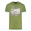 Cavalli Class QXT61U JD060 04050 Green T-Shirt