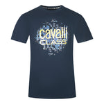 Cavalli Class QXT61X JD060 04926 Navy T-Shirt