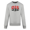 Diesel Reverse Logo Grey Sweater