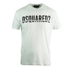 Dsquared2 Sliced Logo Cool Fit White T-Shirt - Nova Clothing