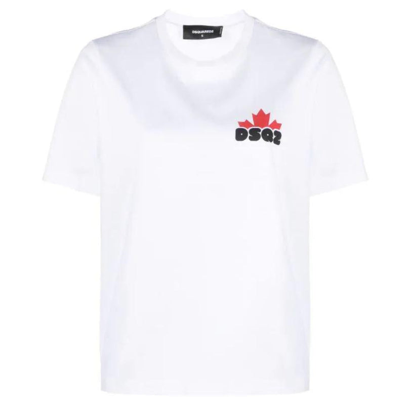 DSquared2 Mens T-Shirt S74GD1200 100W White