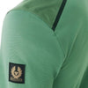 Belstaff Shuttle Polo Long Sleeve Graph Green Polo Shirt