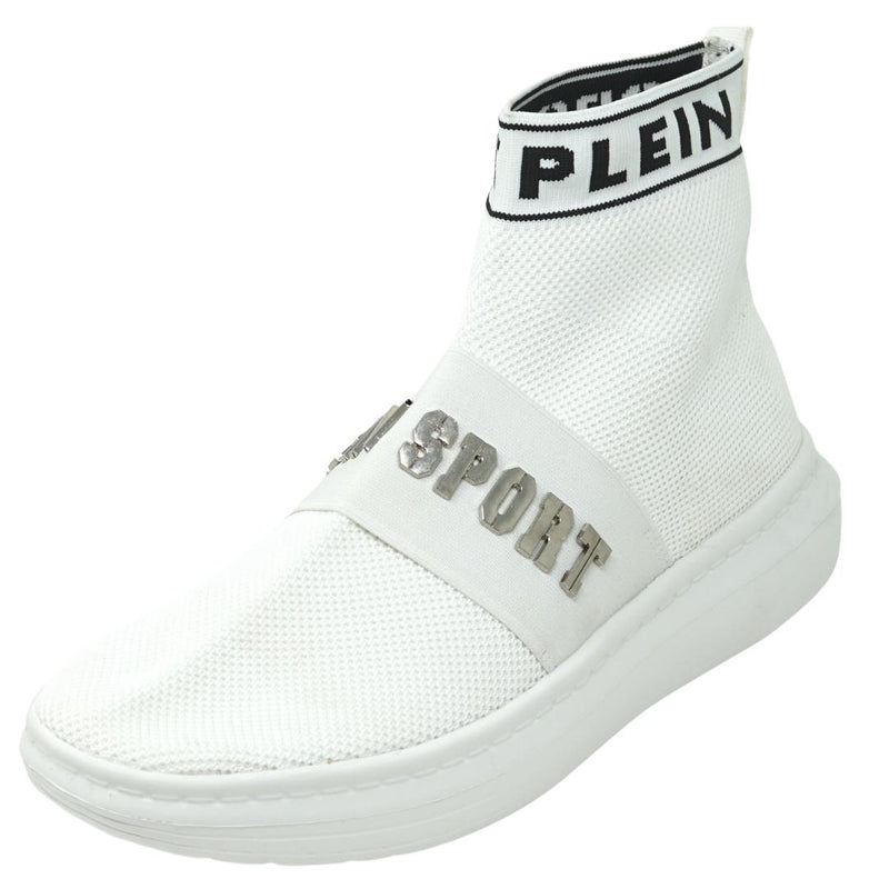 Plein Sport SIPS742 01 White Sock Sneakers