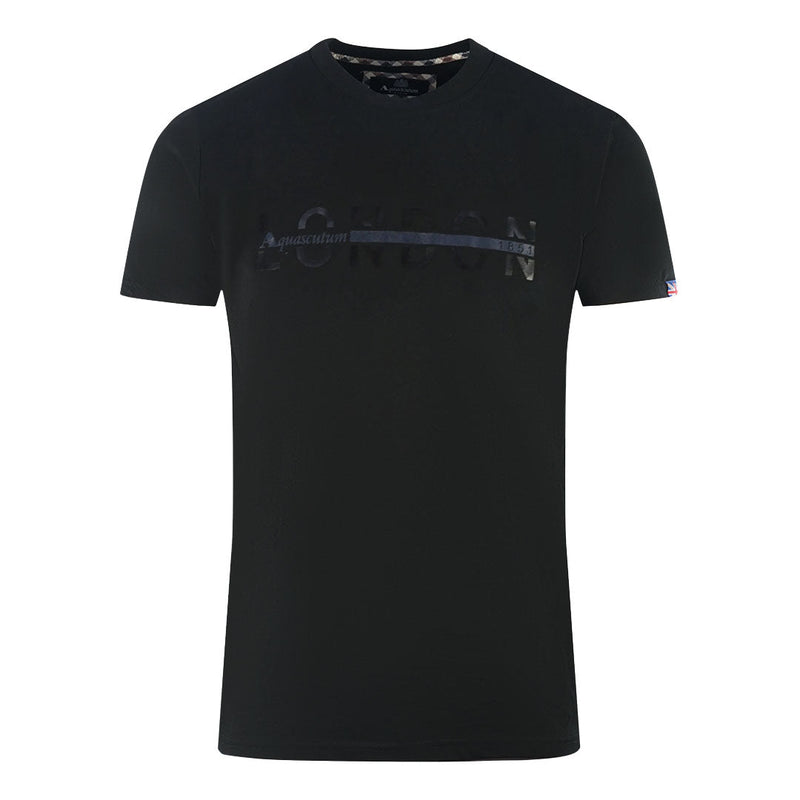 Aquascutum T00423 99 Black T-Shirt