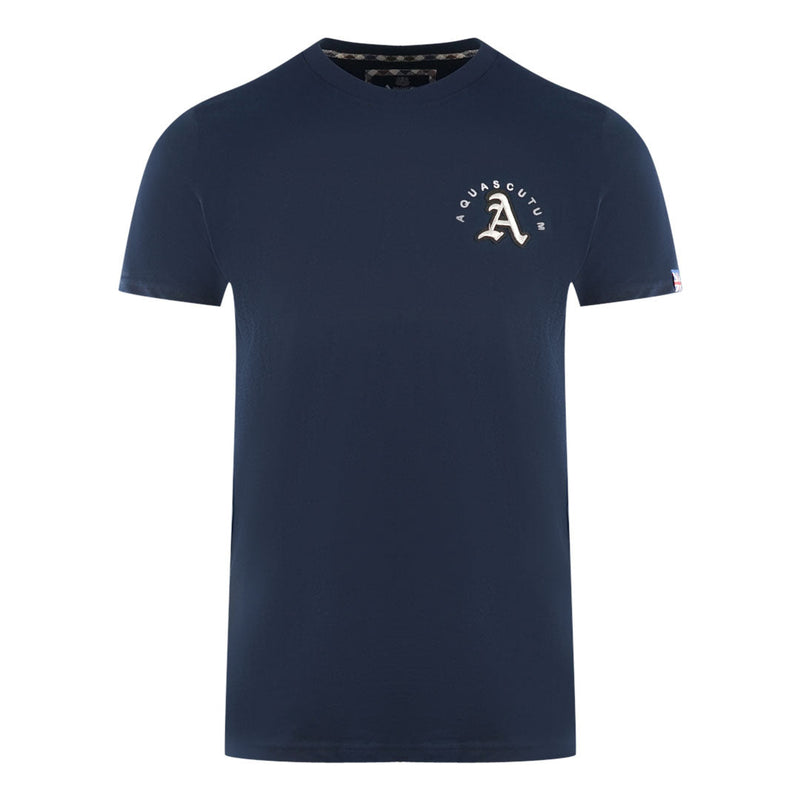 Aquascutum T00223 85 Navy Blue T-Shirt