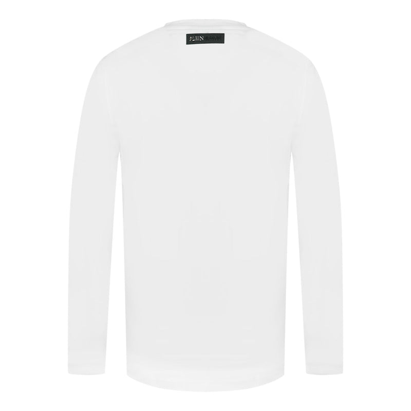 Plein Sport TIPS1110L 01 White Long Sleeved T-Shirt