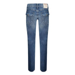 True Religion Ricky Flap Relaxed Straight Blue Jeans