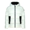 Champion 214881 WW001 White Hooded Padded Jacket