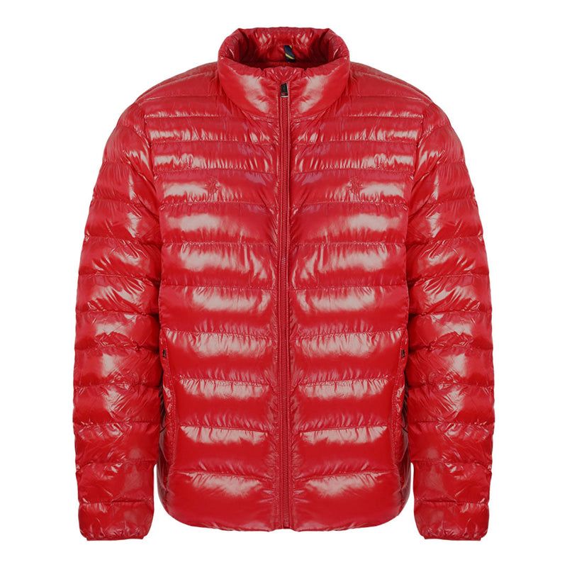 Polo Ralph Lauren Quilted Zip-Up Glossy Red Jacket