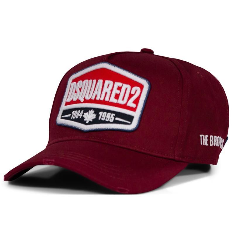 DSQUARED2 THE BURGUNDY UNIOUN CAP