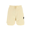 STONE ISLAND SHADOW PROJECT HEAVY SPECKLED SHORT IN BEIGE