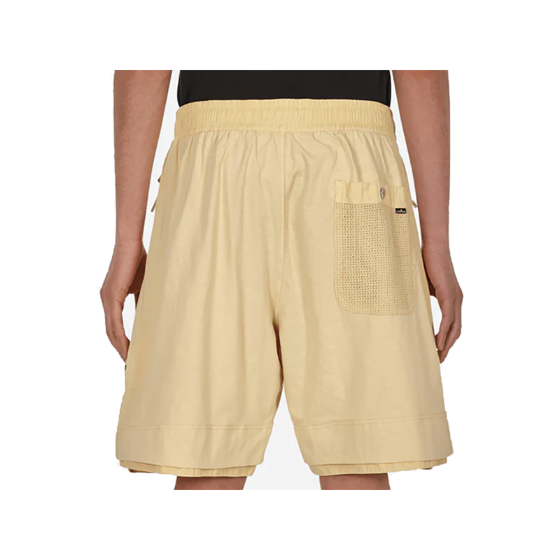 STONE ISLAND SHADOW PROJECT HEAVY SPECKLED SHORT IN BEIGE