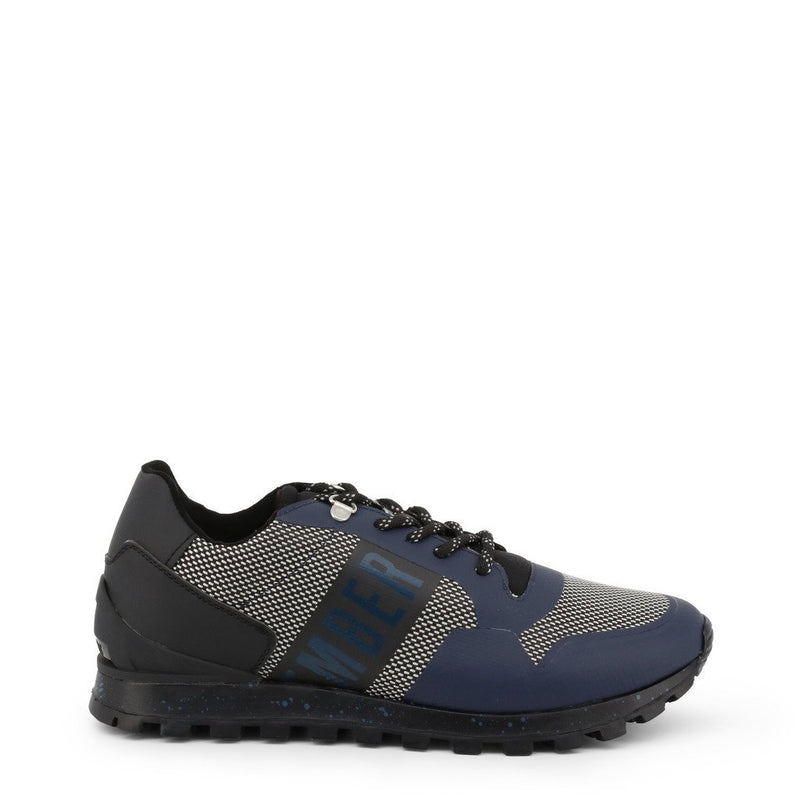 Blue Textile Sneakers