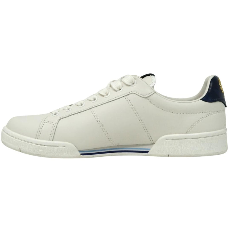 Fred Perry B1272 303 White Leather Trainers