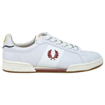 Fred Perry Bonded Leather White Trainers