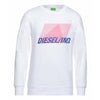 Diesel Pyramid Brand Logo White Sweater