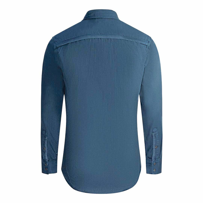 G-Star Bound PKT Slim Shirt Luna Blue GD Denim Shirt