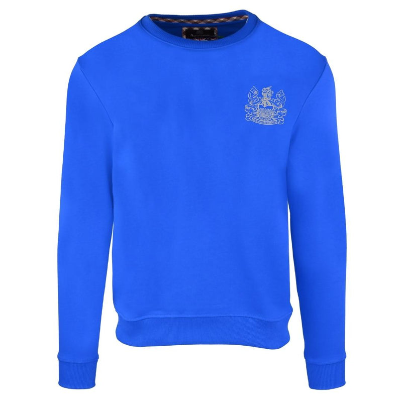 Aquascutum FGIA34 81 Blue Sweatshirt
