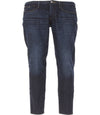 Emporio Armani-Denim Blue Jeans With Faded parts