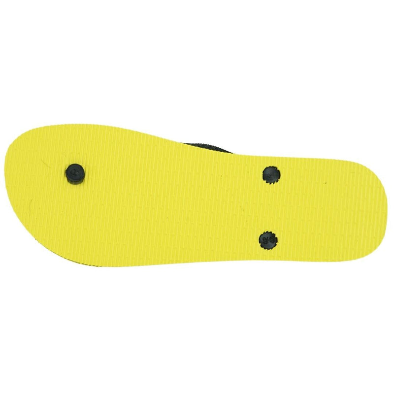 Philipp Plein IMPS904 24B Yellow Flip Flops