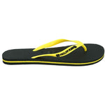 Philipp Plein IMPS904 99Y Black Yellow Flip Flops