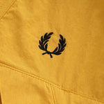 Fred Perry J2563 480 Gold Hooded Half Zip Shell Jacket