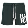 Karl Lagerfeld KL22MBS08 Black Swim Shorts