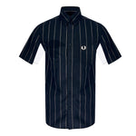 Fred Perry Navy Blue M1667 608 Casual Shirt